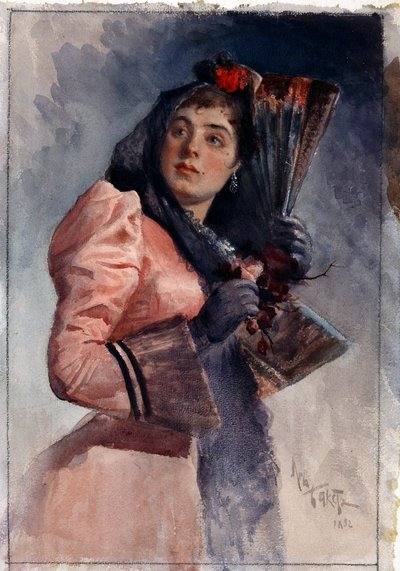 Personage voor de opera Carmen, geregisseerd door Bizet door Leon Bakst