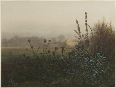 Landelijk landschap door Léon Bonvin