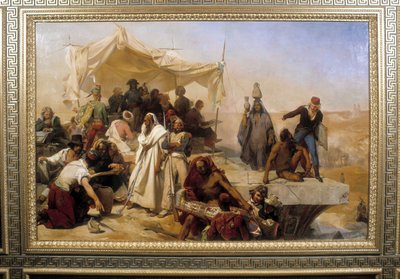 Expeditie uit Egypte onder bevel van Bonaparte door Léon Cogniet