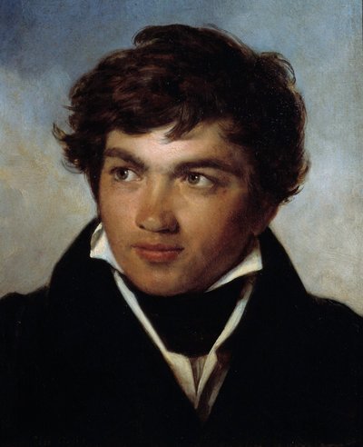 Portret van de schilder Achille Michallon (1796-1822) door Léon Cogniet