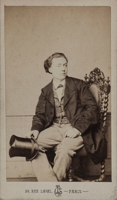 Portret van de componist Louis Diémer 1843-1919, ca. 1875 door Leon Cremiere