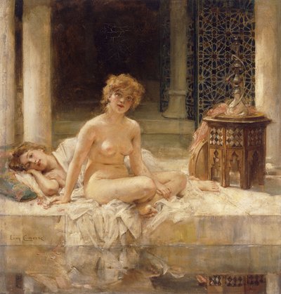 Na het Bad door Leon Francois Comerre