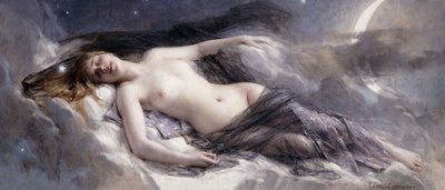 Luna door Leon Francois Comerre