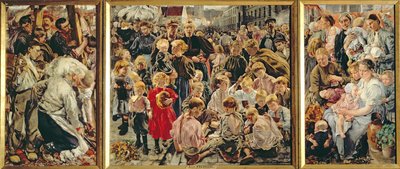 De drie leeftijden van een werkende man, 1895 door Leon Henri Marie Frederic