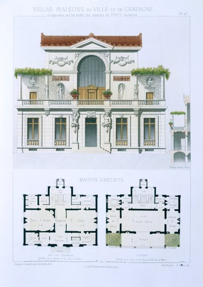 Huis van de kunstenaar, uit 