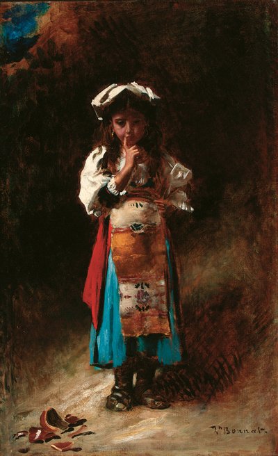 De gebroken kruik door Leon Joseph Florentin Bonnat
