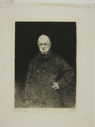 Monsieur Thiers door Leon Joseph Florentin Bonnat