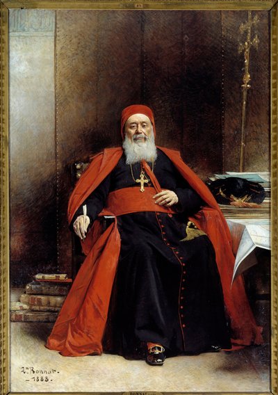 Portret van Charles Lavigerie (1825-1892) Aartsbisschop van Algiers, Kardinaal Primaat van Afrika door Leon Joseph Florentin Bonnat