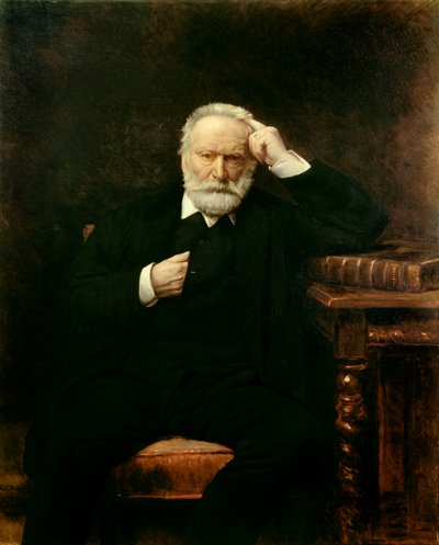 Portret van de Franse schrijver Victor Hugo (1802-1885) door Leon Joseph Florentin Bonnat