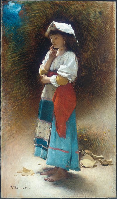 De gebroken kruik door Leon Joseph Florentin Bonnat