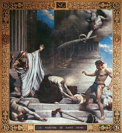 Het martelaarschap van St. Denis door Leon Joseph Florentin Bonnat
