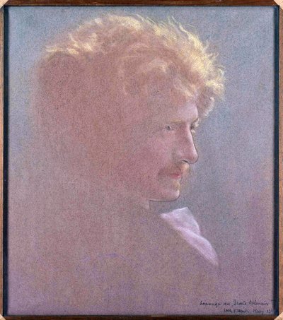 Portret van Ignacy Jan Paderewski (1860-1941) (Hommage aan de Grote Pool) door Leon Kamir Kaufman