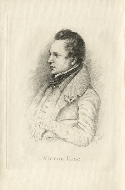 Portret van Victor Hugo 1802-1885 door Leon Noel