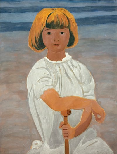 Meisje op het strand door Leon Spilliaert