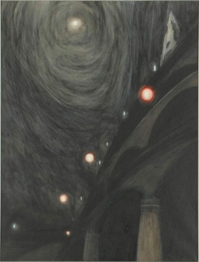Maanlicht en licht door Leon Spilliaert