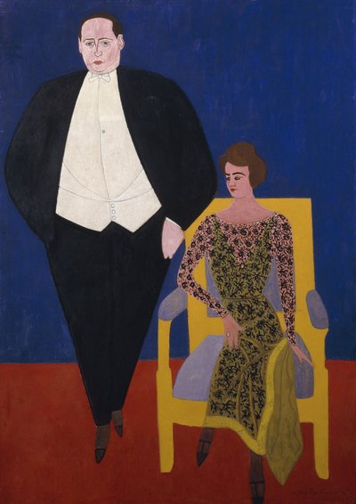 P.G. van Hecke en Norine door Leon Spilliaert
