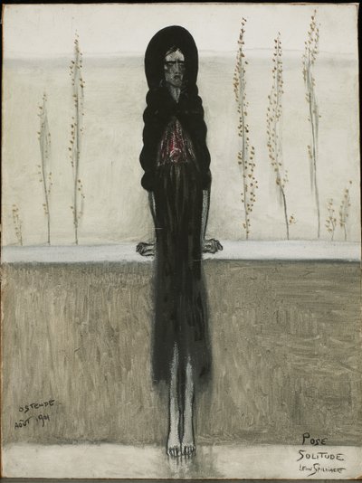 Pose, Eenzaamheid door Leon Spilliaert