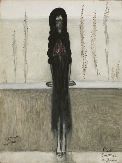 Pose, Eenzaamheid door Leon Spilliaert