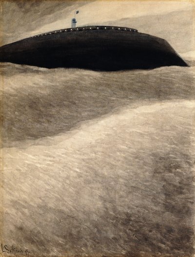 De vuurtoren van Oostende door Leon Spilliaert