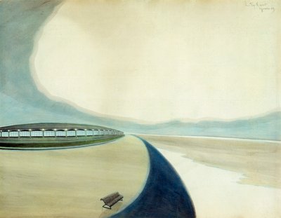 De Zeewering door Leon Spilliaert