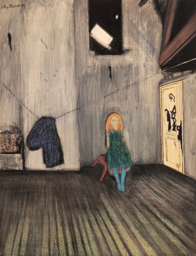 Helemaal alleen, 1909 door Leon Spilliaert