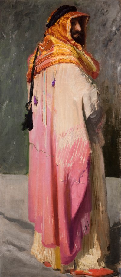 Portret van Feliks Jasieński Gekleed als een Bedoeïen door Leon Wyczolkowski