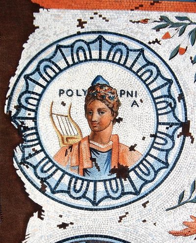 Polymnia, muze van het heilige lied, zang, welsprekendheid en retoriek door Leon de (after) Laborde