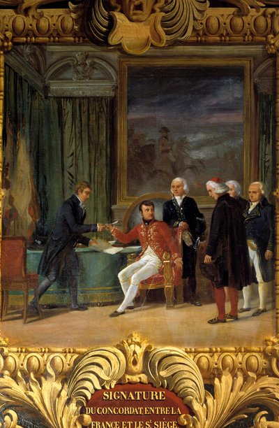 Ondertekening van het Concordaat tussen Frankrijk en de Heilige Stoel, 16 juli door Leon de Lestang Parade