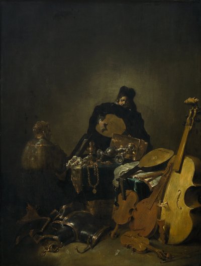 Allegorie van de ijdelheid, ca. 1640 door Leonard Bramer