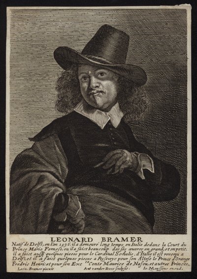 Leonaert Bramer door Leonard Bramer