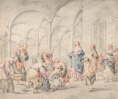 De besnijdenis door Leonard Bramer