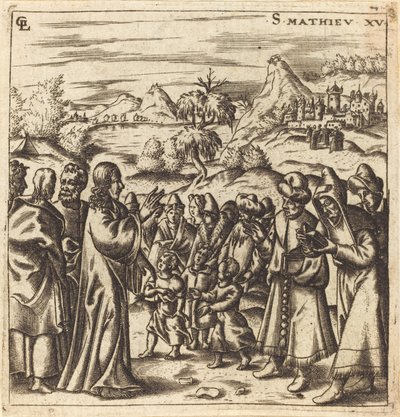 Christus Berispt de Schriftgeleerden en Farizeeën door Leonard Gaultier