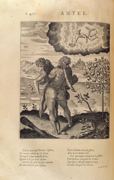 Hercules doodt Antaeus, uit 