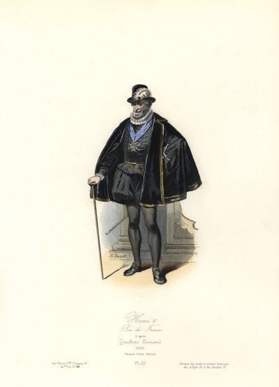 Koning Hendrik IV van Frankrijk door Leonard Gaultier