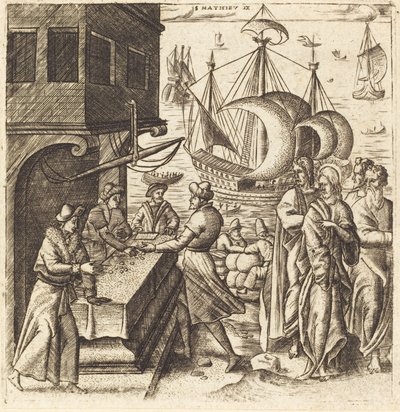 De Roeping van Matteüs door Leonard Gaultier