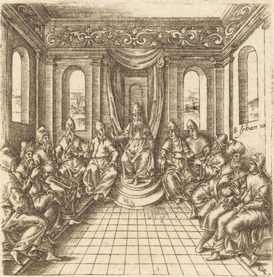 De Hogepriesters en Farizeeën door Leonard Gaultier