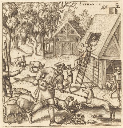 De gelijkenis van de goede herder door Leonard Gaultier