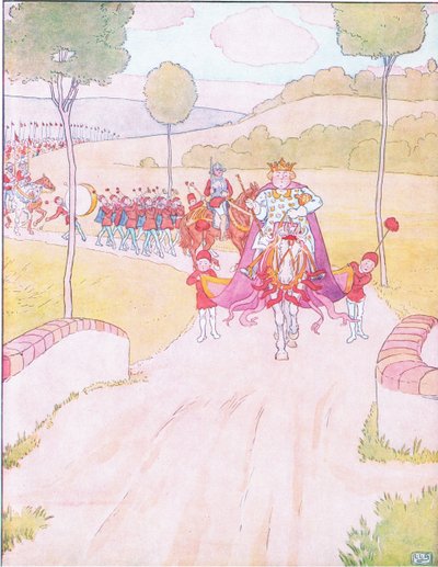 Alle paarden van de koning en al zijn mannen konden Humpty niet weer in elkaar zetten door Leonard Leslie Brooke