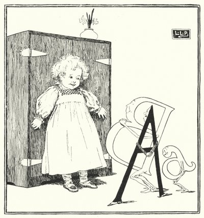 Grote A, kleine a, Stuiterende B door Leonard Leslie Brooke
