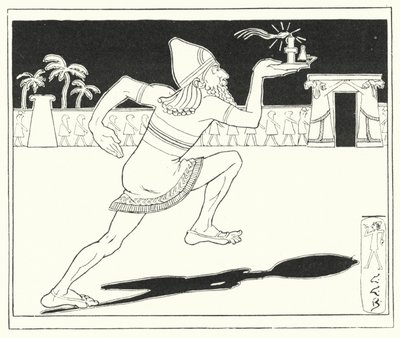 Hoeveel mijlen is het naar Babylon? zestig mijlen en tien door Leonard Leslie Brooke