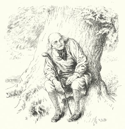 Zegt de oude man tegen de eik door Leonard Leslie Brooke