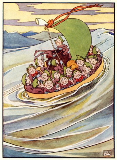 De Jumblies door Leonard Leslie Brooke