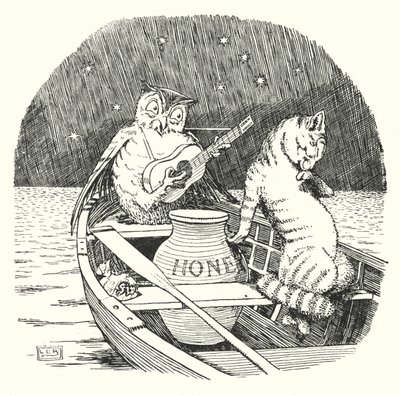 De Uil en de Poes door Leonard Leslie Brooke