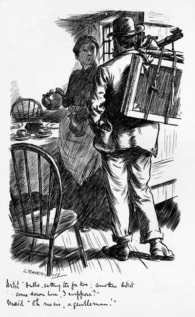 Oh nee meneer een heer, ca. 1899 door Leonard Raven Hill