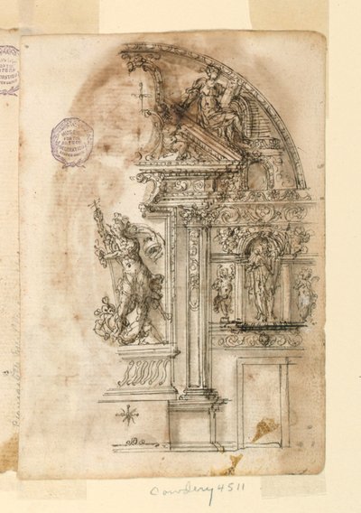 Ontwerp voor een Altaar door Leonardo Scaglia