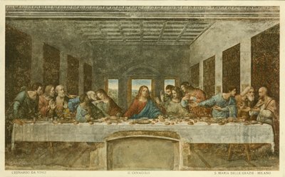 Het Laatste Avondmaal door Leonardo da (after) Vinci