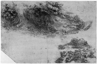 Apocalyptische storm, late 15e of vroege 16e eeuw, 1954 door Leonardo da Vinci