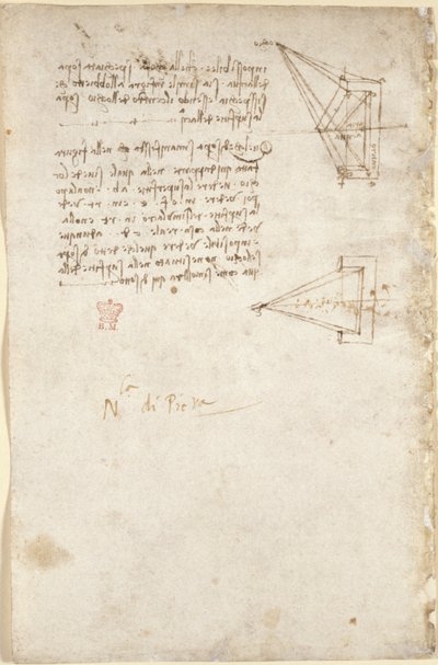 Notities en schematische schets over optica; notitie 
