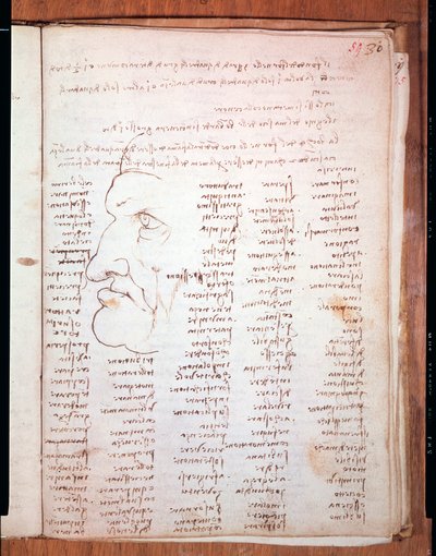 Codex Trivulziano door Leonardo da Vinci - Trivulziana Bibliotheek, Milaan door Leonardo da Vinci
