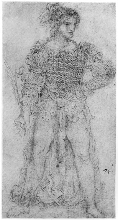 Kostuumstudie, 1954 door Leonardo da Vinci